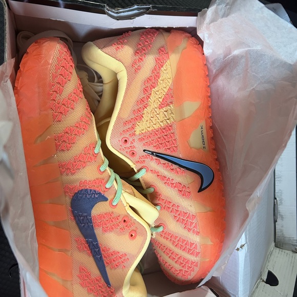Nike Kids Sneakers - Orange and Cream
